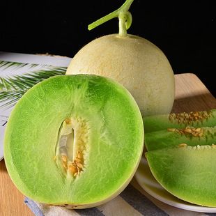 > 产品展示 > 山东玉菇甜瓜2个4.5斤 新鲜小甜瓜当季水果绿肉蜜瓜