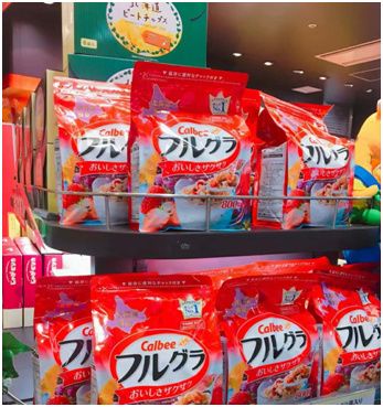 宣布旗下远离福岛核电站的北海道工厂产"富果乐水果麦片"正式登陆中国